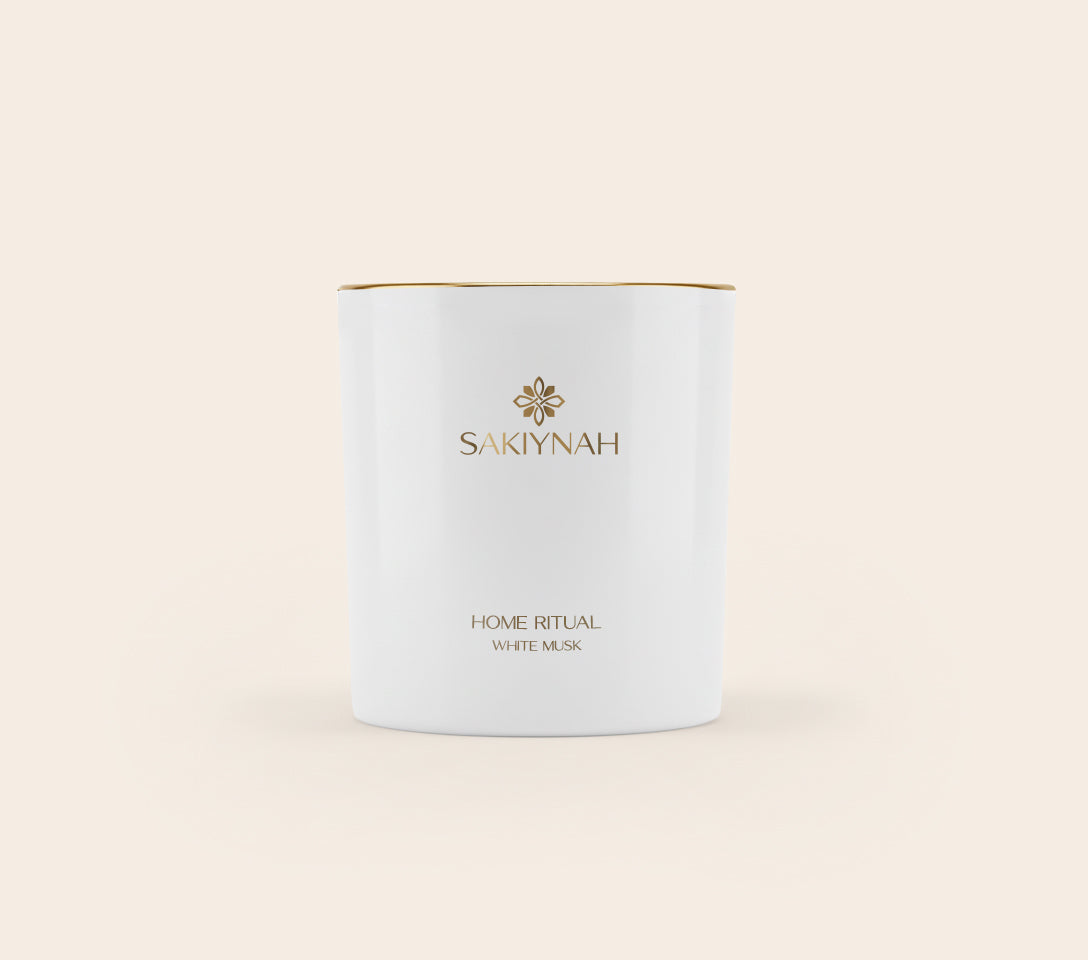 Sakiynah Scented Candle - White Musk